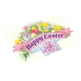 thumbnail image 1 of JeashCHAT Easter Door Mat Easter Bunny Egg Doormat Rabbit Pattern Entrance Mat Welcome Doormat Indoor Outdoor Entrance Floor Mat Non Slip Easter Decor Rubber Mats, 1 of 3