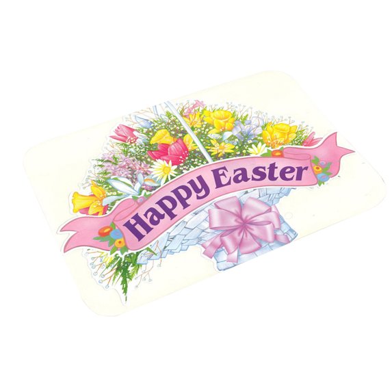 JeashCHAT Easter Door Mat Easter Bunny Egg Doormat Rabbit Pattern Entrance Mat Welcome Doormat Indoor Outdoor Entrance Floor Mat Non Slip Easter Decor Rubber Mats