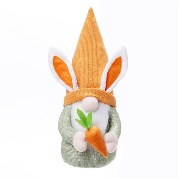 JeashCHAT Easter Gnomes Decorations,Plush Easter Bunny Handmade Swedish Elf Stuffed Doll Rabbit Gifts Cute Easter Faceless Dwarf Bunny Household Ornaments, Home Decor