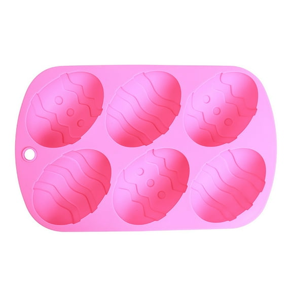 JeashCHAT Easter Silicone Mold Egg Shape Cake Baking Mold DIY Chocolate Mold for Easter Home Kitchen DIY Baking