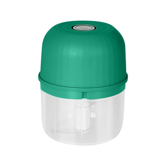 JeashCHAT Electric Garlic Chopper, Kitchen Mini Portable Vegetable Chopper 260ML Garlic Grinder Onion Chopper Blender Wireless Food Processor for Ginger Chili Meat, Green