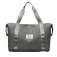 thumbnail image 1 of JeashCHAT Expandable Gym Bag , Travel Duffel Bag, Sports Tote Bag, Large Capacity Lightweight Overnight Shoulder Bag for Men and Women, 1 of 8
