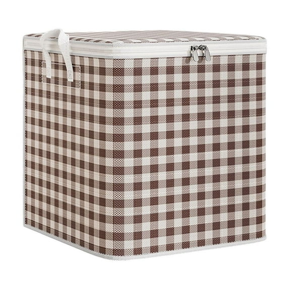 JeashCHAT Extra Large Storage Bag 100L Blanket Clothes Organization and Storage Containers for Comforters, Bedding, Foldable Organizer with Reinforced Handles and Sturdy Zippers