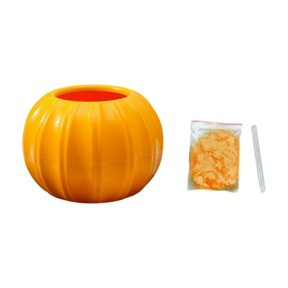 JeashCHAT Fall Decor Plastic Pumpkin Vase Pumpkin Bowl Shape Small Flower Vase Table Centerpieces Thanksgiving Fall Decorations for Home Office Indoor Desk Decor