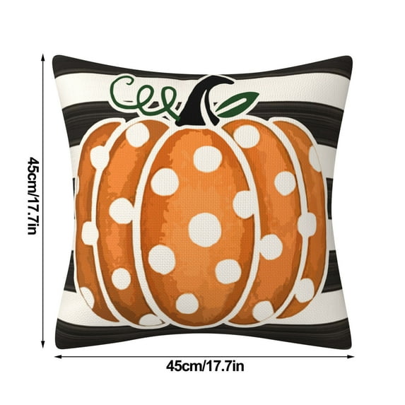 JeashCHAT Fall Pillow Covers 18x18 Inch Fall Decor for Home, Maple Leaf Pumpkin Decorative Throw Pillow Covers Thanksgiving Pillow Case Outdoor Cushion Cover