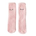 thumbnail image 1 of JeashCHAT Fashion Keep Warm Women Fashion Solid Color Animal Embroidery Thick Socks, 1 of 9