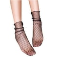 thumbnail image 1 of JeashCHAT Fashion Women Mesh Ladies Breathability Thin Socks Women’s Stockings, 1 of 2