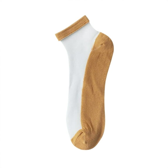 JeashCHAT Fashion Women Mesh Ladies Solid Patchwork Thin Socks Women’s Stockings