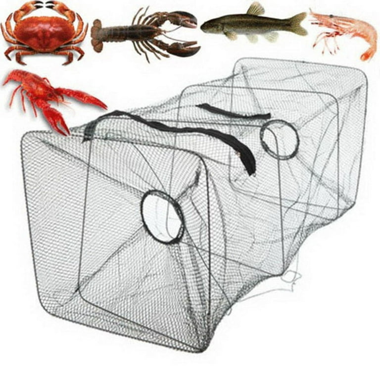 JeashCHAT Fishing Bait Trap Crab Trap Crayfish Trap Small Fish