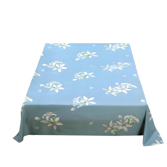 JeashCHAT Floral Flat Sheet, Beautiful Flower Print Bed Sheet, Soft Breathable Comfortable Top Sheet Decorative Bedding for Bedroom, 78.74 x 90.55 Inches, Machine Washable
