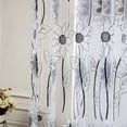 thumbnail image 1 of JeashCHAT Floral Sheer Curtain , Sunflower Printed Curtain Panels Tulle Door Drapes for Bedroom Living Room Shade, Rod Pocket, 78 x 39 Inches, 1 of 3