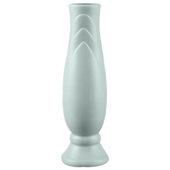 JeashCHAT Flower Vase 8.5 inch Lightweight Plastic Vase for Bookshelf,Dinner Table,Indoor Office Desktop,Meeting Room,Bathroom,Countertop,Christmas Wedding Centerpiece,Green