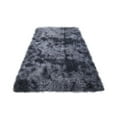 thumbnail image 1 of JeashCHAT Fluffy Area Rug for Bedroom Living Room, 2.6x5.2 Feet Rectangle Shaggy Bedside Rug, Modern Ultra Soft Indoor Tie-Dye Runner Rug, Hallway Plush Carpet for Nursery Dorm, Dark Gray, 1 of 4