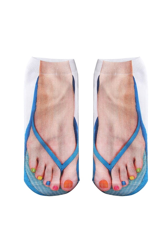Funny Human Feet In Sandals Socks For People With Ugly Feet Gifts For Friends