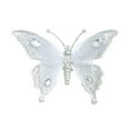 thumbnail image 1 of JeashCHAT Glitter Christmas Butterfly Ornaments, 4.92" x 6.5" Large Sparkling Butterfly with Clip, Christmas Tree Decorations, Wedding Party Wreath Garland Decor, 1 of 7