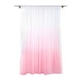 thumbnail image 1 of JeashCHAT Gradient Sheer Curtain , 78 x 39 Inches Lightweight Tulle Window Curtain Rod Pocket Drapes for Bedroom and Living Room, 1 of 4