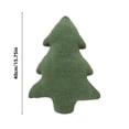 thumbnail image 1 of JeashCHAT Green Christmas Tree Pillow, Cute Xmas Tree Shaped Plush Throw Pillow Stuffed Christmas Decorations Sofa Cushion for Bed Couch, Xmas Gifts, 15.75inch, 1 of 3