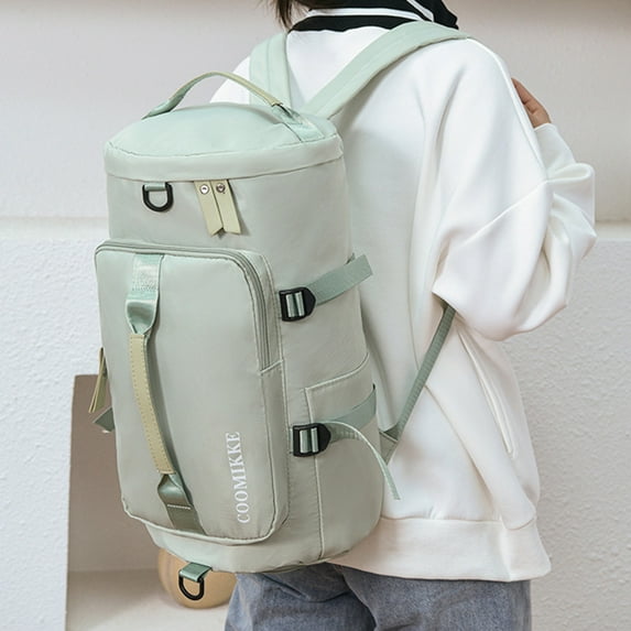 JeashCHAT Gym Bag, Small Duffle Bag With Shoe Compartment And Wet Pocket, Women's Weekend Bag, Yoga Travel Swimming Camping Overnight Bag, Lightweight Waterproof