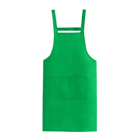 JeashCHAT H Back Style Apron with 2 Pockets for Women Men, Adjustable Plain Apron for Kitchen Cooking Baking Restaurant BBQ Home Cleaning