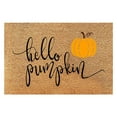 thumbnail image 1 of JeashCHAT Halloween Doormat Cute Pumpkin Decorative Fall Door Mat Welcome Mat for Indoor Outdoor Entrance Front Porch, Non-Slip Kitchen Mat Thanksgiving Decorations, 16 x 24 In, 1 of 7