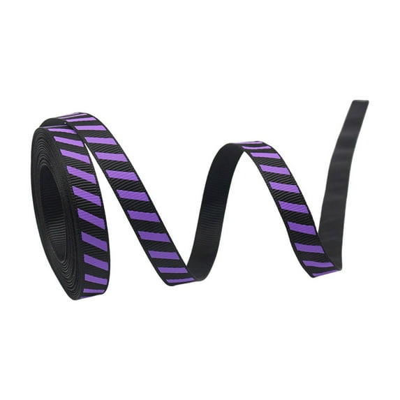 JeashCHAT Halloween Ribbon, 1cm x 10 Yards Halloween Themed Ribbon Roll, Halloween Thin Ribbon for Crafts Gift Wrapping Bow Making Party Home Decorations