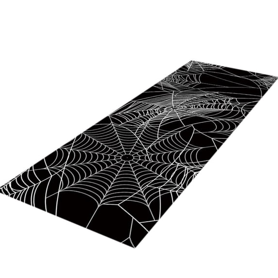 JeashCHAT Hallway Runner Rug , 15.7" x 47.2" Runner Rug for Kitchen, Non-Slip Washable Rug Runner for Laundry, Indoor Door Mat Runner, Floor Mat Area Rug for Bedroom Living Room (Web)