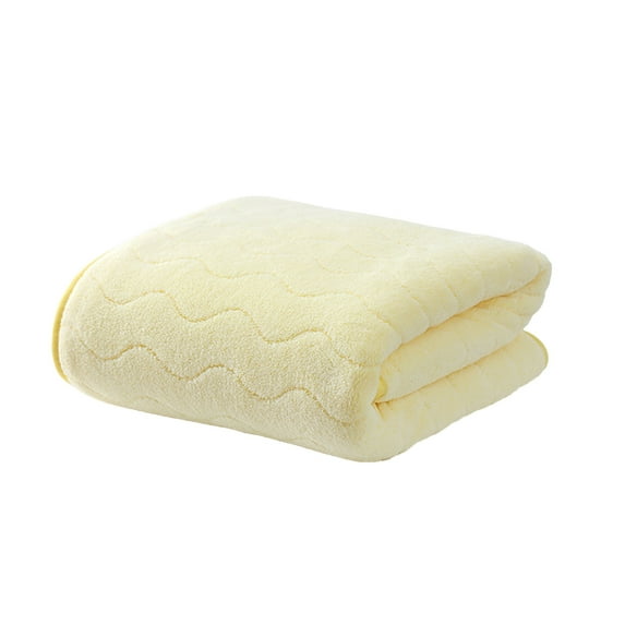 JeashCHAT Hand Towels for Bathroom Solid Color Cotton Face Towels Soft Absorbent Towels Washcloths, 29.5x13.7 inches, Yellow