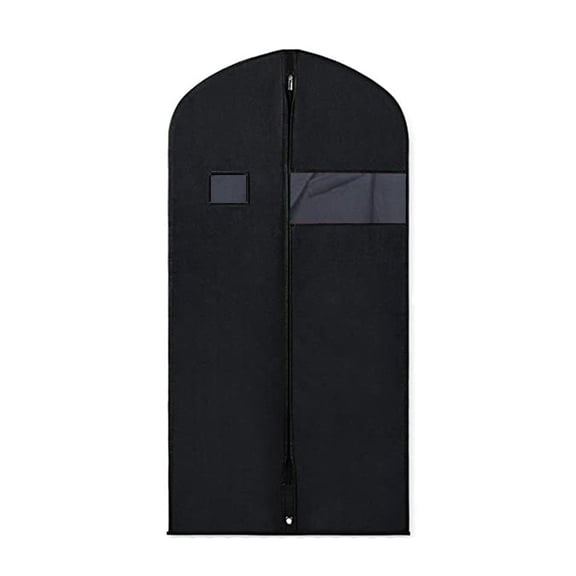 JeashCHAT Hanging Garment Bag for Closet Storage, Suit Bag Garment Bag for Travel or Hanging Clothing Storage for Coats Shirts, 39.4" x 23.6", Black