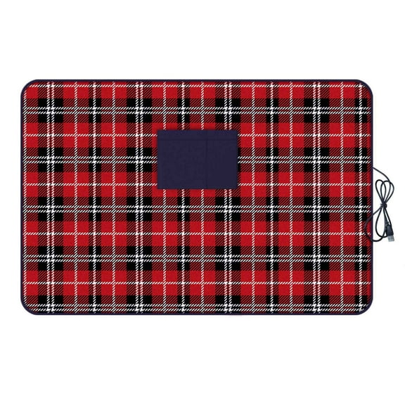 JeashCHAT Heated Blanket Soft Electric Usb Blanket Set Can Be Machine Washable For Home Travel Office