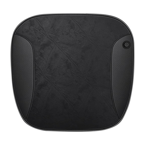 JeashCHAT Heated Car Seat Cushion, 12V Portable Car Heating Pad Back Massager, Heating And Ventilation Function Winter Driving