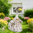 thumbnail image 1 of JeashCHAT Holiday Porch Goose Outfit for Spring Easter Party, Strawberry Pattern Dress with Hat, 23" Porch Goose Clothes for Patio Yard Lawn Garden Outdoor Decor, 1 of 6