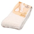 thumbnail image 1 of JeashCHAT Home Women Girls Soft Bed Floor Socks Fluffy Warm Winter Pure Color, 1 of 2