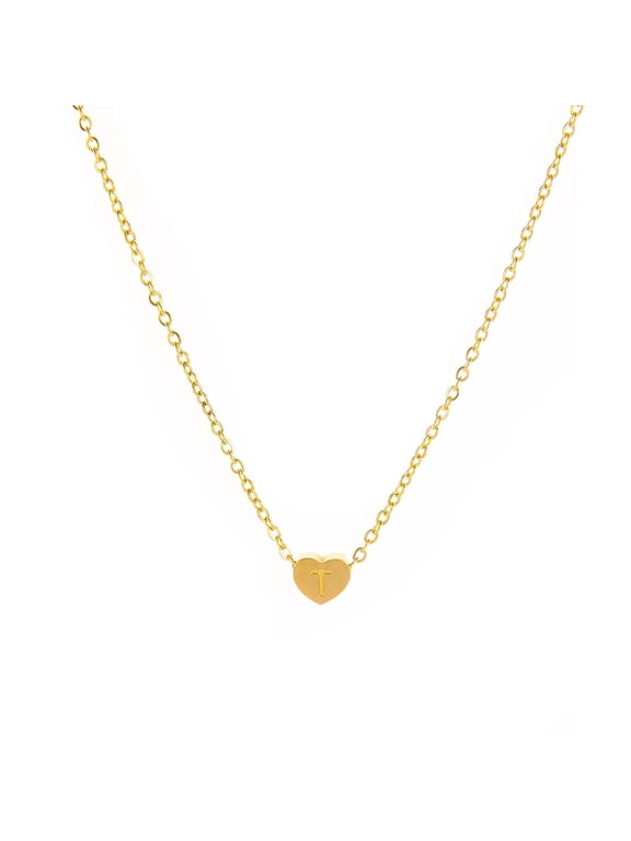 Initial Necklace for Women Letter Pendant Zirconia Jewelry Gifts for family Mother Sister Wife