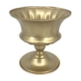 thumbnail image 1 of JeashCHAT Iron Vase, European Vintage Candle Holder, 5.9 Inch Small Flower Vase Metal Candlestick Holder for Dinner Room Table Centerpiece Mantel Wedding Party Decor, 1 of 6