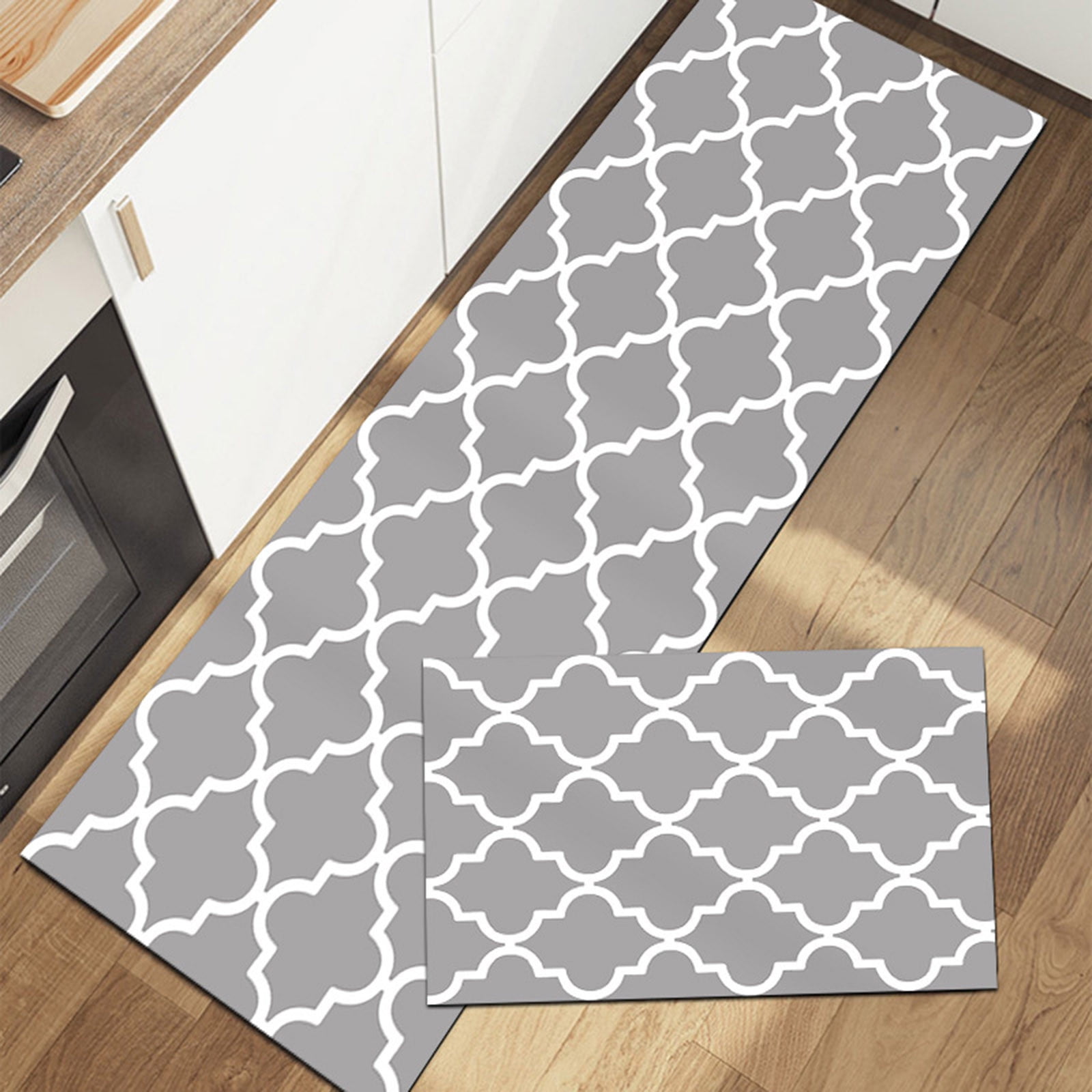 JeashCHAT Kitchen Rug 2 PCS Cushioned AntiFatigue Kitchen Mat