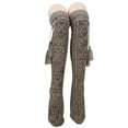 thumbnail image 1 of JeashCHAT Knitton Women Fashion Ladies Cotton Middle Tube Socks Stockings Calf Socks, 1 of 2