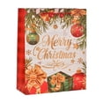 thumbnail image 1 of JeashCHAT Large Christmas Paper Gift Bag, Merry Christmas Gift Wrap Bags with Handles, Christmas Party Supplies Favor Bags, 15.75"x12.2"x4.72", 1 of 6