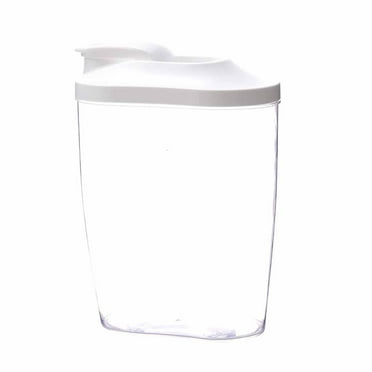 JeashCHAT Large Plastic Cereal Food Storage Containers with Lids Kitchen and Pantry Organization Grain, Flour, Sugar Containers Clearance