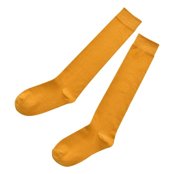 JeashCHAT Leg Socks Women's Socks High Tube Over Knee Stockings Half Cotton Stockings