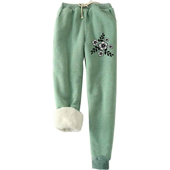 JeashCHAT Leggings for Women Casual Women Printed Span Ladies High Waist Keep Warm Long Pants Full Length Pants Leggings