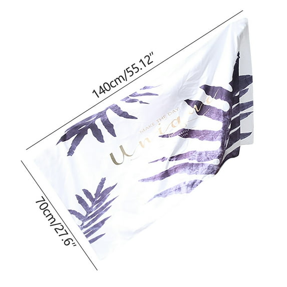 JeashCHAT Lightweight Thin Beach Towel , 27x55 Inches Sand Proof Beach Towel, Quick Dry Towels for Travel Sports Swim Spa, Super Soft Bath Towel for Kids Adult Men Women