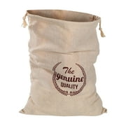 JeashCHAT Linen Bread Bag , Reusable Drawstring Bread Bag, Large Natural Unbleached Bread Bag, Food Storage, Kitchen Storage Bags