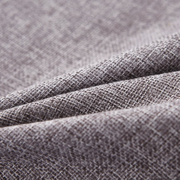 JeashCHAT Linen Cotton Throw Pillow Cover, Solid Colors Decorative Cushion Case for Sofa Couch Bed Living Room Bedroom, Garden Patio Outdoor Pillow Case, 16x16 Inch, Gray