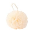 thumbnail image 1 of JeashCHAT Loofah Sponge 60g Exfoliating Bath Sponge Body Scrubber Sponge Pouf Body Wash Sponge Flower Shower Puff, Beige, 1 of 7