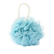 JeashCHAT Loofah Sponge 60g Exfoliating Bath Sponge Body Scrubber Sponge Pouf Body Wash Sponge Flower Shower Puff, Blue