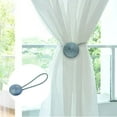 thumbnail image 1 of JeashCHAT Magnetic Curtain Tie Backs 1 Pack Rope Curtain Tiebacks Decorative Curtain Holders for Home Office Drapes Window Holdbacks, Blue, 1 of 6