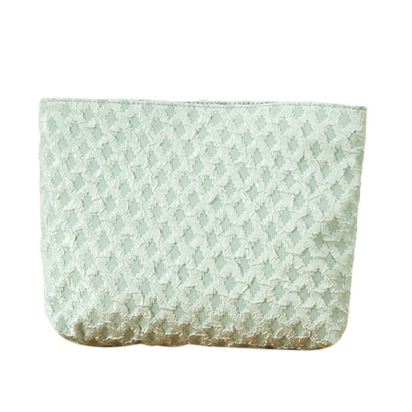 JeashCHAT Makeup Bag Travel Cosmetic Bag Toiletry Bag for Women, Portable Zipper Make Up Pouch, Large Capacity Makeup Organizer Case, Birthday Gifts