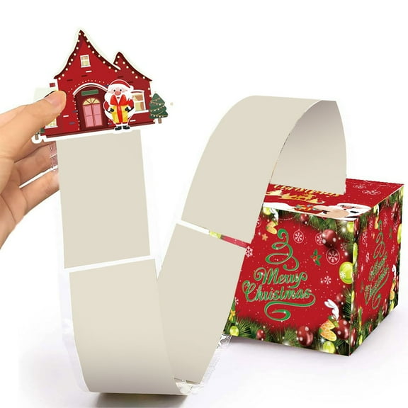 JeashCHAT Merry Christmas Money Box for Cash Gift Pull, Money Gift Boxes for Cash, Money Box for Cash Gift, Red Money Holder with Pull Out Card DIY Set Surprise Christmas Gifts