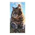 thumbnail image 1 of JeashCHAT Microfiber Beach Towel , 30"x60" Cute Animals Graphic Beach & Pool Towel, Extra Large Sandproof Quick Dry Beach Blanket, Extra Large Bath Towel for Adults Men Women, 1 of 4