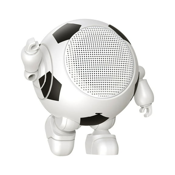 JeashCHAT Mini Bluetooth Speaker Bluetooth Robot Speaker Cute Portable Small Steel Bluetooth Audio Wireless